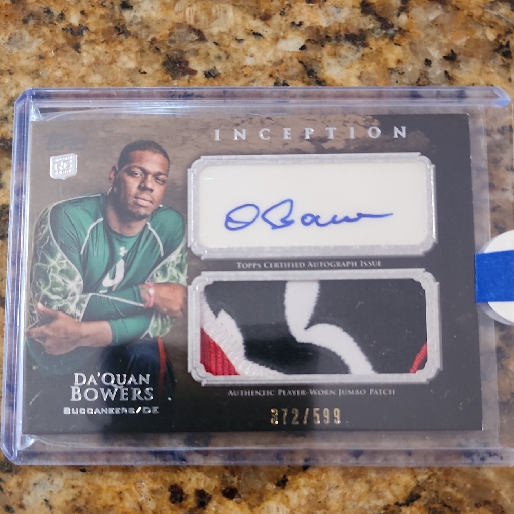 Da'Quan Bowers Autographed Trading Card
